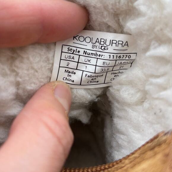 Koolaburra by Ugg Kid's Kooli Mini Suede Boots Youth 2 - Picture 9 of 13